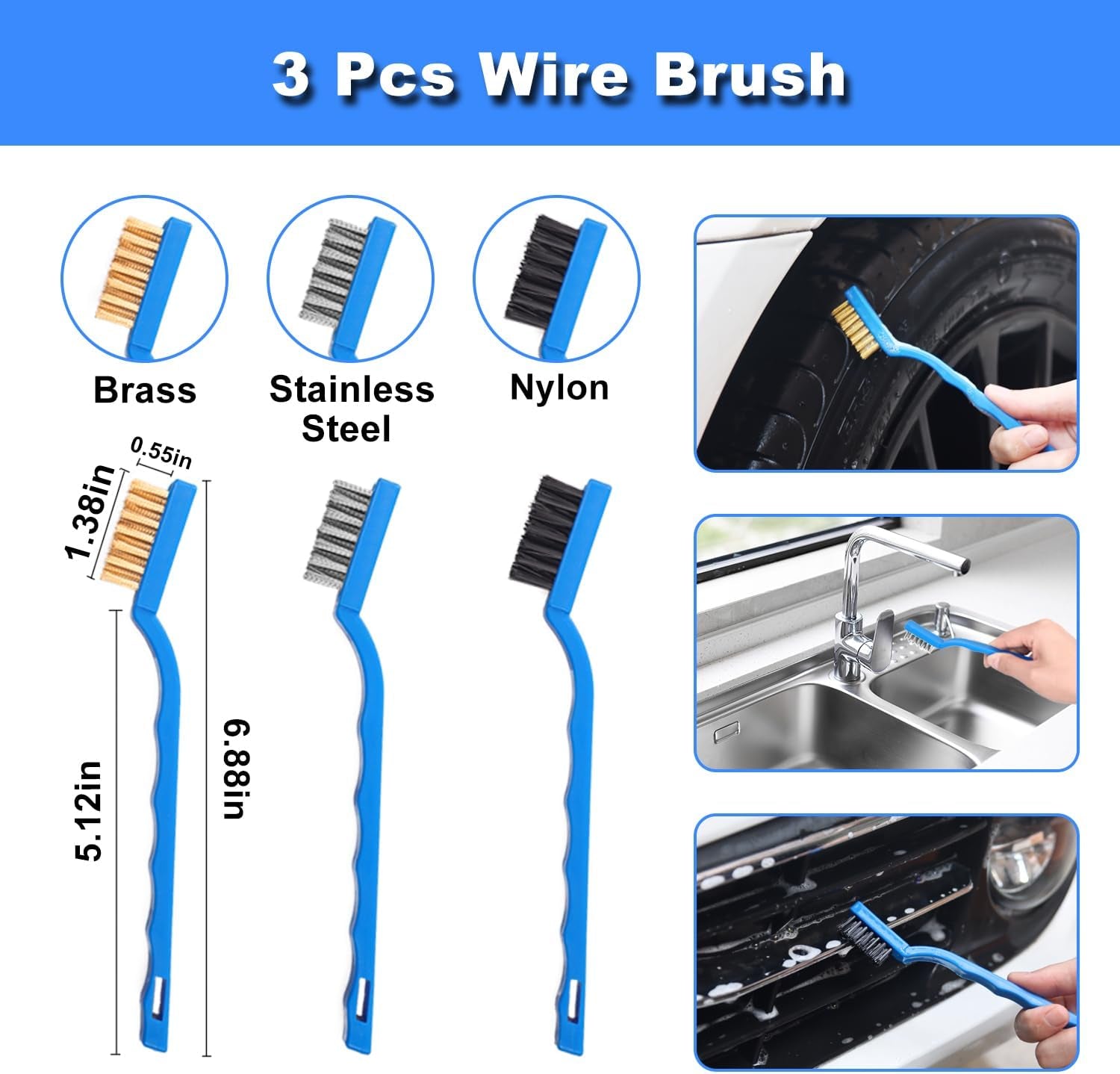 Car Detailing Kit, 18Pcs Car Detailing Brushes