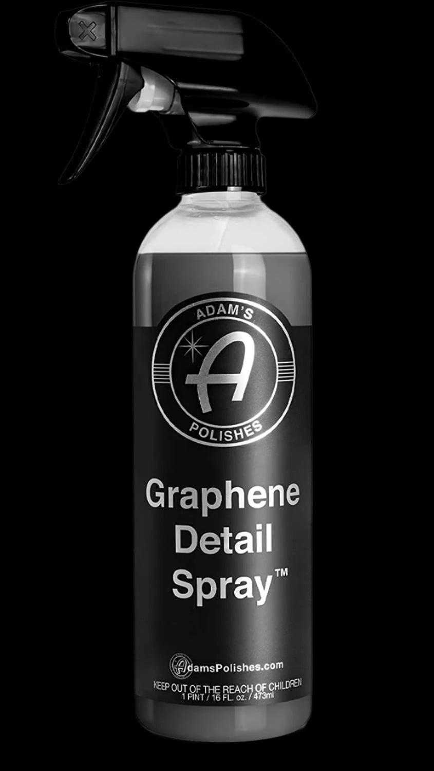 Graphene Detail Spray (16 Fl Oz) - Extend Protection of Waxes, Sealants, & Coatings | Waterless Detailer for Car Detailing | Clay Bar, Drying Aid, Add Ceramic Graphene Protection